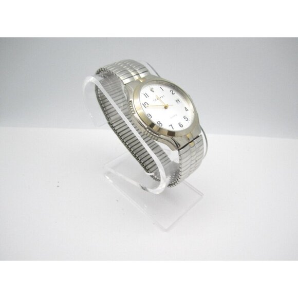 Men Caesars Date Quartz WR Analog 38mm Round Watch (H610) "New Battery" - Picture 4 of 10